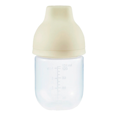 Бутылочка для кормления с двумя сосками 125 мл Happy Baby 10030 cream 1
